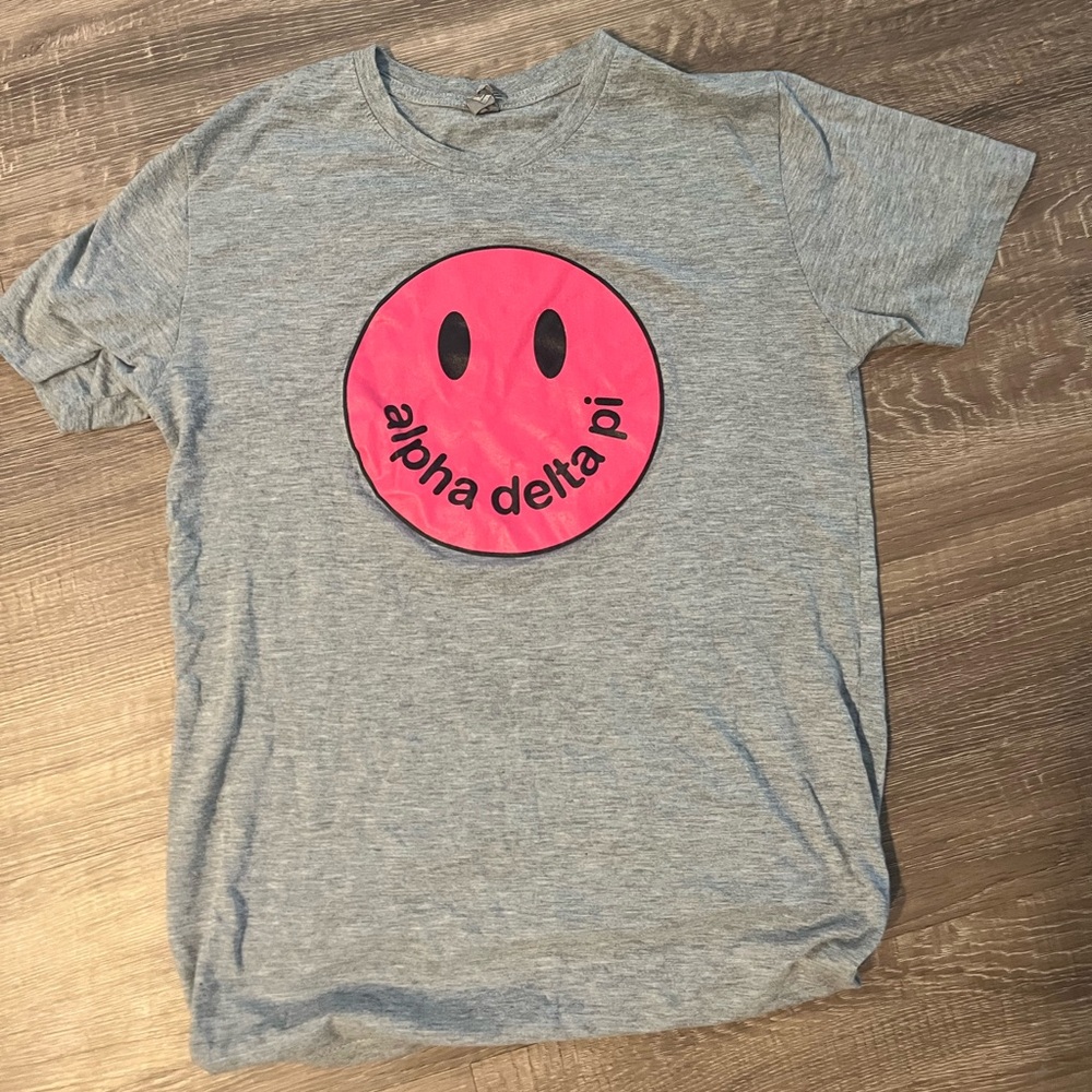 ADPi smiley face tshirt